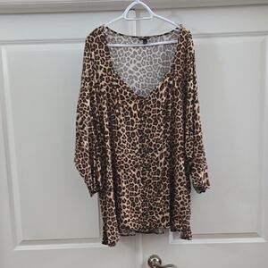 Like New:Torrid Animal Print Top